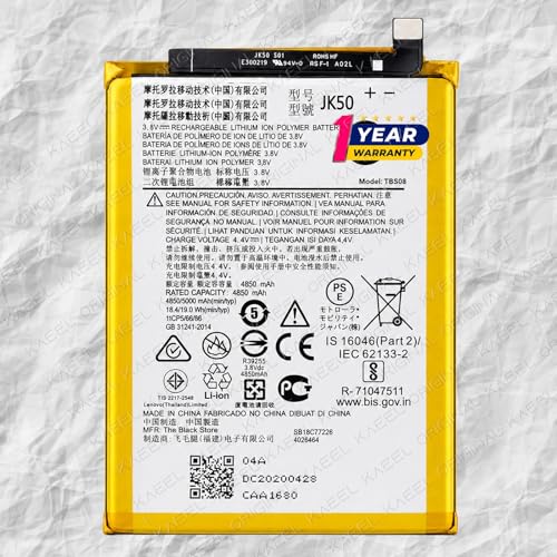 Image of Original 5000mAh JK50 Battery for Motorola Moto E40-1 Year Warranty* (Pink Clay, XT2159-1)