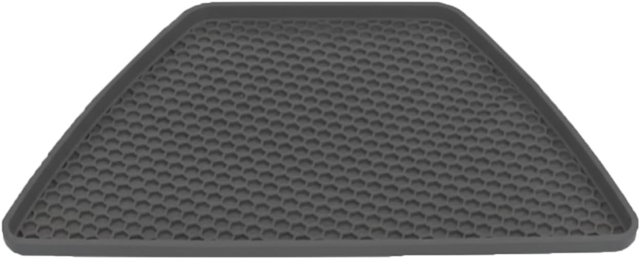 Refrigerator Drip Tray Replacement Compatible with Whirlpool Water Ice Dispenser Tray Catch Pan Durable Easy Install Kitchen Appliance Accessory (Black)