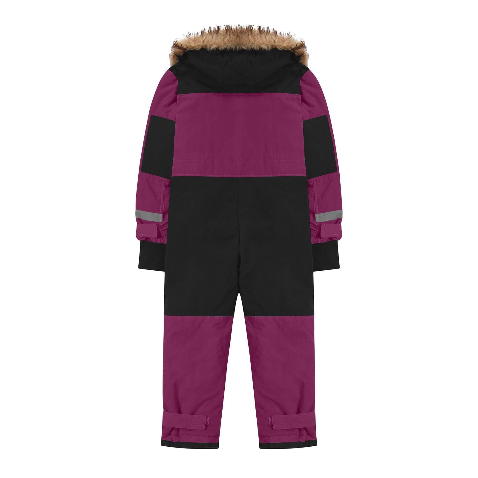 Tuta da Neve per Bambini, Bambine e Ragazzi, Tuta da Neve Intera, Invernale Antivento alla Moda, Tute Sci per Snowboard