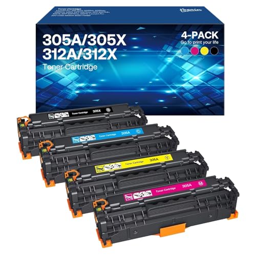 Toner 305A compatible Laserjet Pro 400 pour imprimer vos dossiers de télétravail
