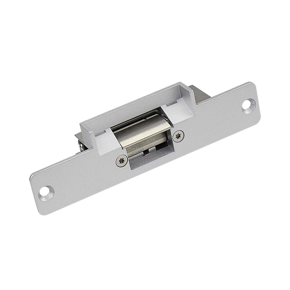 Duty Access Control Electric Strike Lock - 500KG (1102LBS), Recessed Mount DC12V, Fail-Safe (Power Off Unlock) for 90° Swing Doors (Wood/Glass/Metal/Fire)
