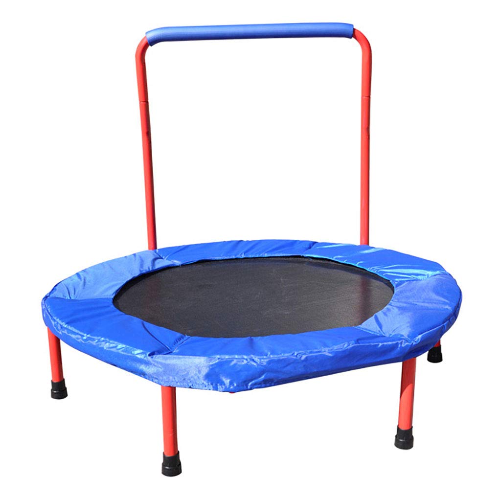 XinYing-BBC Trampoline for kids with Adjustable Handrail and Safety Padded Cover Birthday Gifts Baby Toddler Toys Indoor or Outdoor
