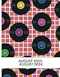  Academic Planner August 2023-August 2024: 13 months. The complete retro vinyl themed time management system for school, college or University students