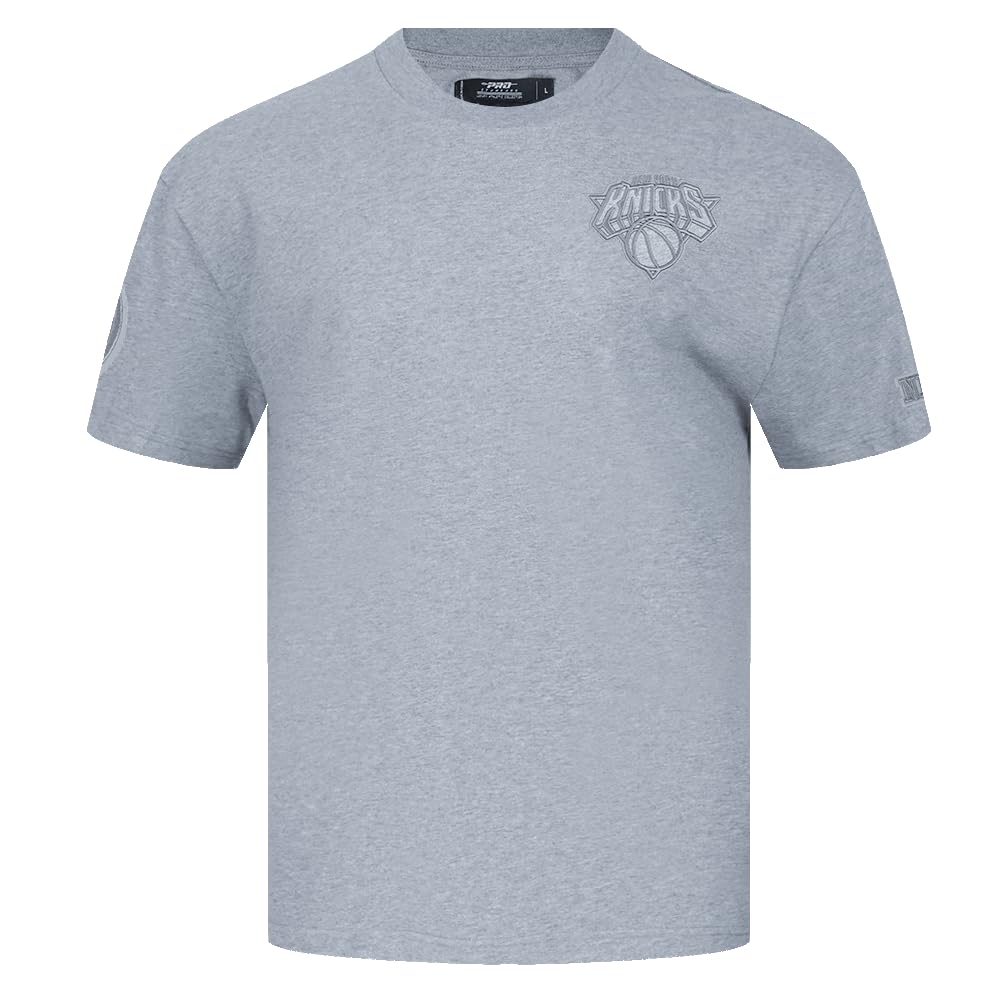 PRO Standard Men's NBA Neutral Short Sleeve Tee, Dark Heather Gray