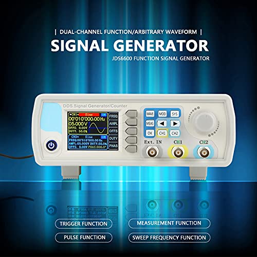 JDS6600 DDS-Signalgenerator ， Hochpräzisionszähler Digitalsteuerung Sinusfrequenz AC100-240V (US-Vorschriften60 Hz)(15HZ)