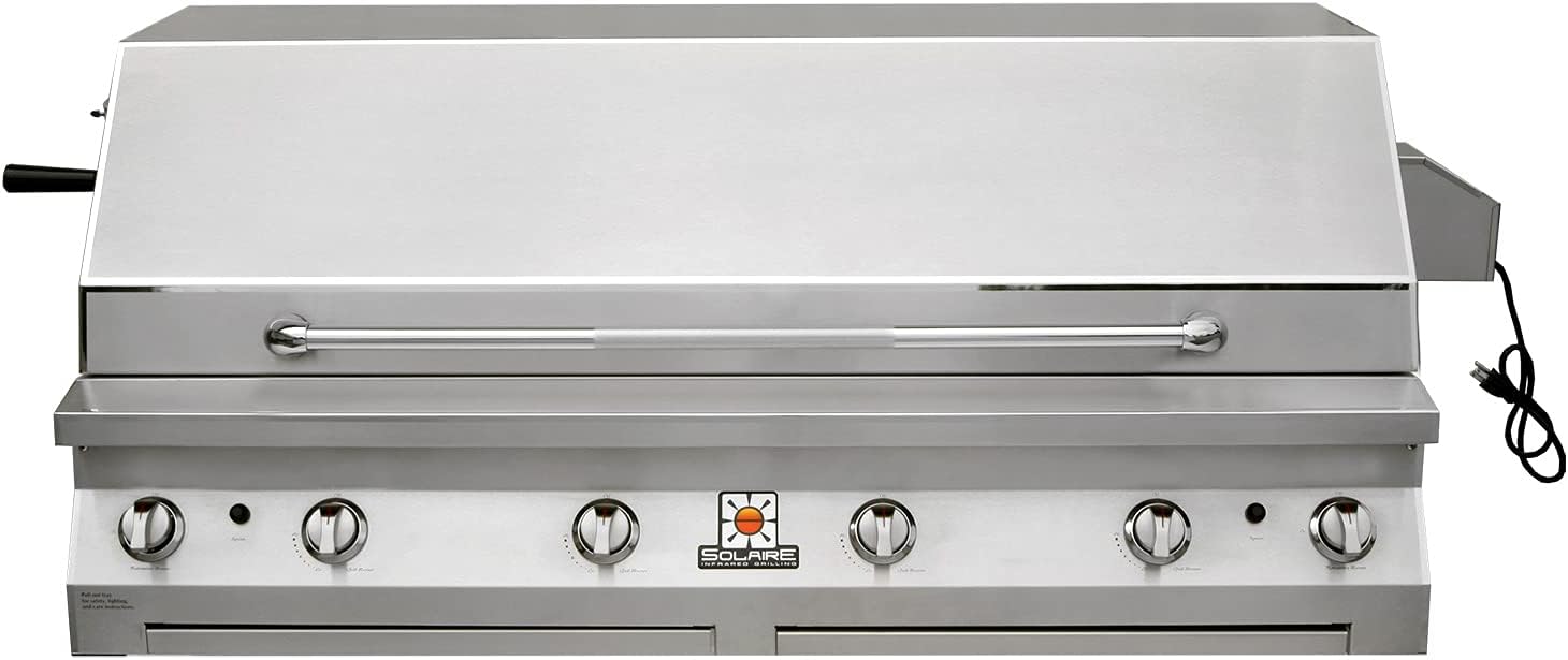 Solaire InfraVection Built-In All Grill with Dual Rotisserie (SOL-AGBQ-56TVR-NG), 56-Inches, Natural Gas