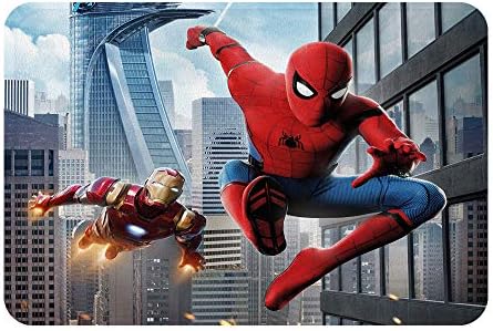 Goodcare Kids Bath Mat Hero Boy Bathroom Mat with Non Slip Backing 29.5X17.5Inches(75X45cm)