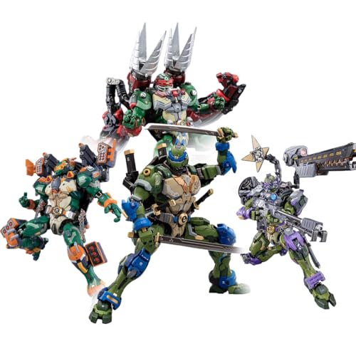 HiPlay HEATBOYS Mecha Alloy Armor 4-Turtle Set Action Figure