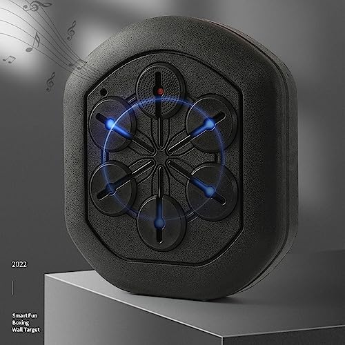 Treinador de Boxe de Música Inteligente, Máquina de Boxe de Música, Suporte de Telefone Retrátil Com