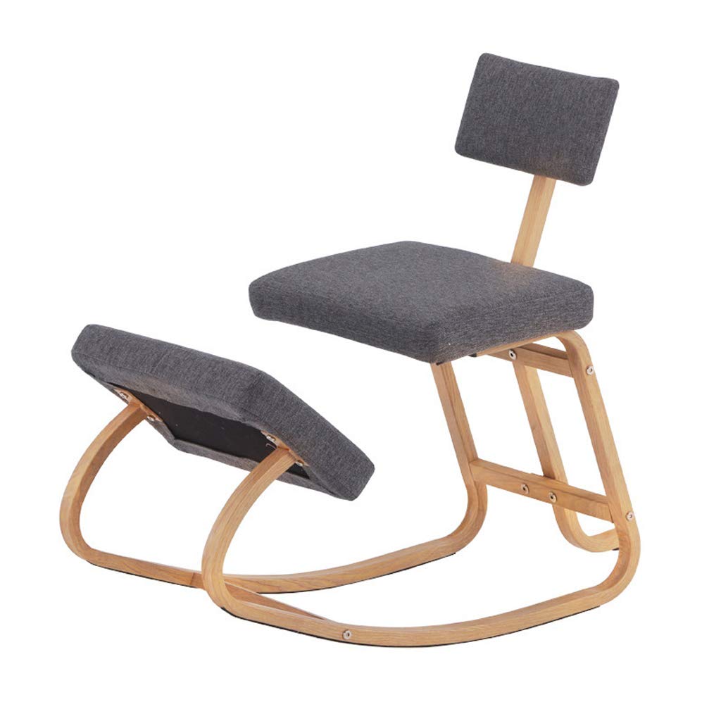 Buy Ergonomic Kneeling Chair Back Correction Posture Wooden Stool for