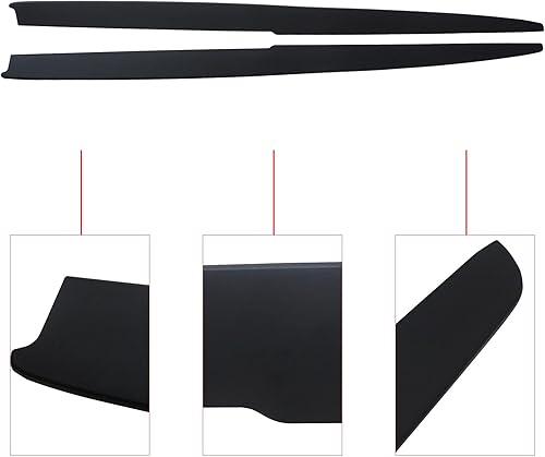 Miniatura 8 de NINTE Faldas laterales para BMW Serie 3 F30 F31 2012-2018 con parachoques M-Sport ABS negro mate panel basculante lateral borde de extensión