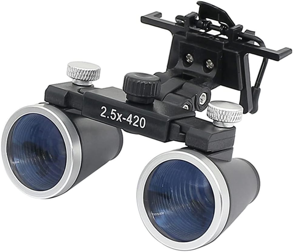 Magnifier Binocular Magnifier Coated Optical Lens with Clip(E)