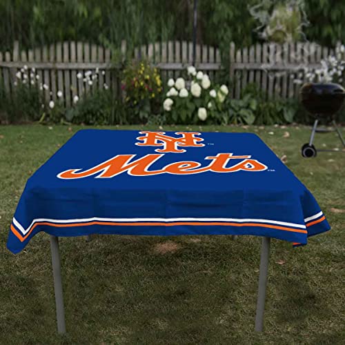 Mets Logo Tablecloth nappe de table carrée baseball WinCraft cover - 4