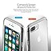 BasAcc [Crystal Clear Ultra Slim Hybrid Case with [Anti-Shock Protection] TPU Bumper,[Non Slip] Hard Back Case Cover Compatible with Apple iPhone 8 Plus/7 Plus, Clear