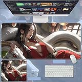 Grande taille : nos tapis de souris mesurent généreusement 800 mm * 300 mm * 3 mm (31,5 * 11,8 * 0,12 pouces), offrant un espace suffisant pour votre clavier et votre souris. Avec beaucoup d'espace libre disponible, vous pouvez facilement naviguer et travailler sans vous sentir à l'étroit.