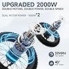 Fat Tire Adult Electric Bike 2000W Max Long Range e-Bike 50 Miles 52V 22Ah 37 MPH Soft Hard Adjustable Hydraulic Front Fork 26" Fat Tire Dual Motor Electric Bicycles with Removable Battery #4