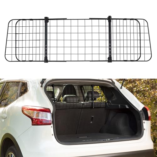 Universal Hundegitter Auto - Höhenverstellbarer Kofferraumtrennstab 32-50cm Für SUV & Kombi