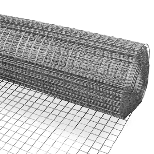 Rollo de malla soldada de acero inoxidable, valla de alambre de pollo duradera para protección de jardín y aves de corral, fácil de cortar e instalar
