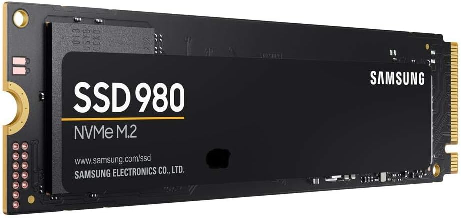 Samsung (MZ-V8V500B/AM 980 SSD 500GB - M.2 NVMe Interface Internal Solid State Drive with V-NAND Technology
