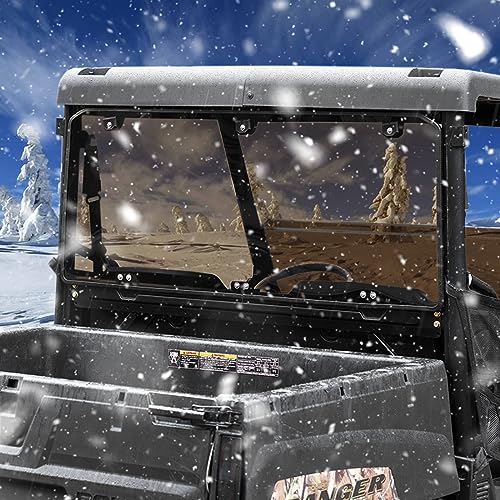 A & UTV PRO Rear Windshield for Polaris Ranger 570 Midsize Accessories 2015-2025, Tinted Rear Window for Polaris Ranger Midsize 500 Accessories 2017-2023 SP 570 Back Window WIndscreen Smoke by A & UTV PRO - Used condition - Image 8