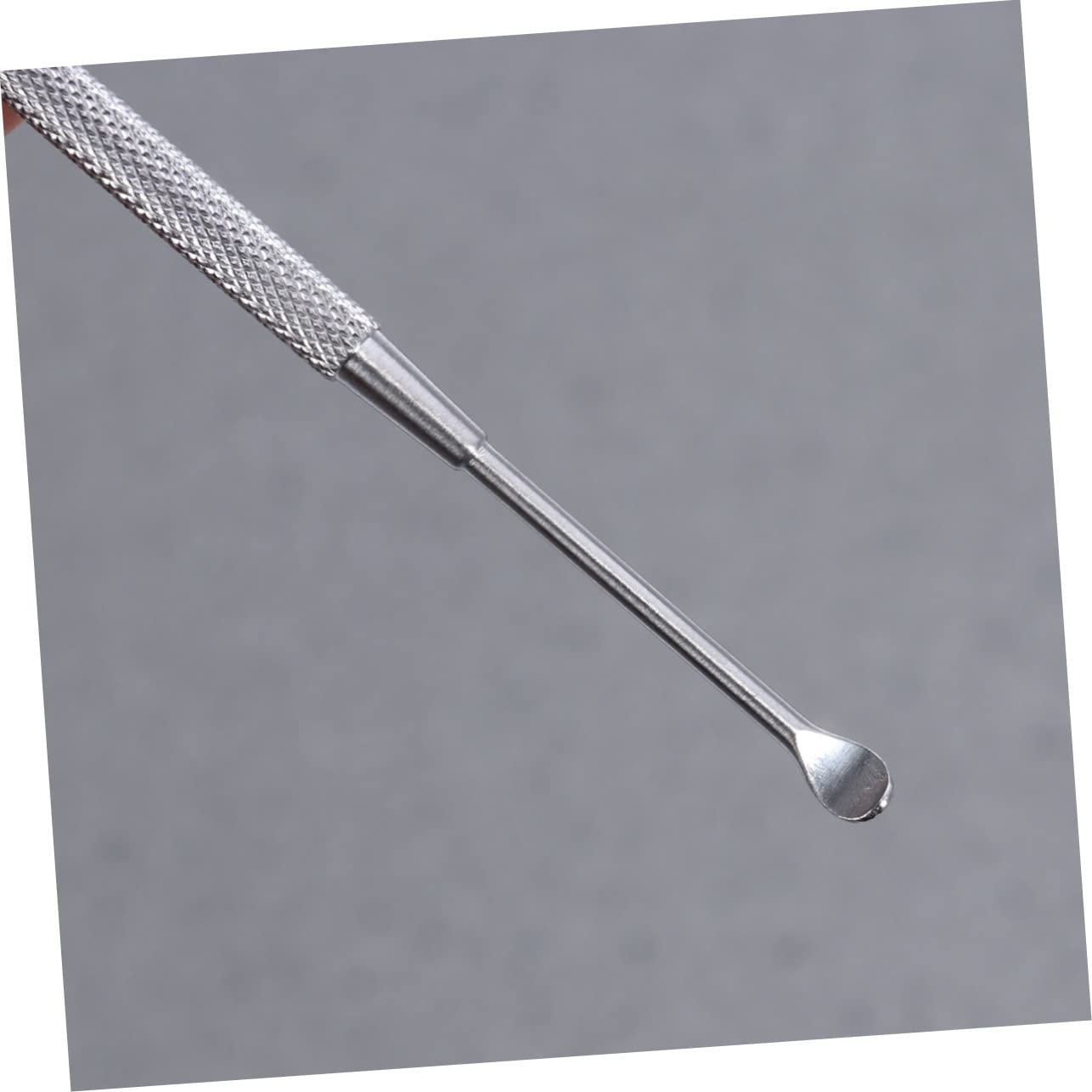 Baluue Stainless Steel Double Ended Wax Spiral Spoon for Wax Removal Care Tool Kit for Adults and Silver