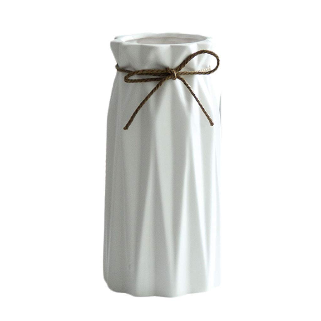 Vases en céramique d'art DaysSimplicity vase de fleur blanc haut de gamme