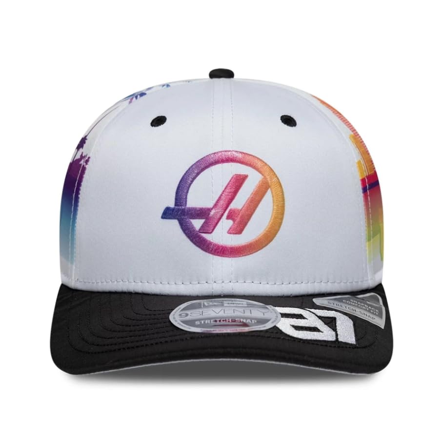 New Era Haas F1 Team Offizielle Kollektion 2026 Oliver Bearman Drivers Special Edition Miami GP Baseball Cap Mütze Verstellbar