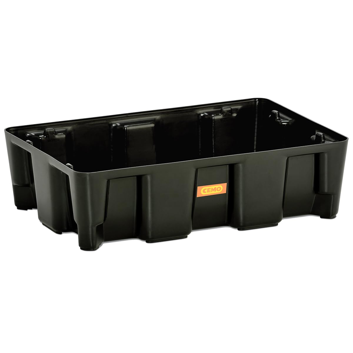 CEMO 10704 PE-Auffangwanne "25 HD", schwarz, 25 L