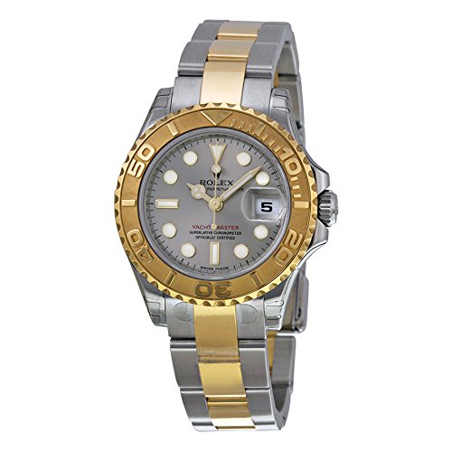 Rolex Yacht Master Grey Dial Stainless Steel And 18k Yellow