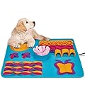 Snuffle Mat for Dogs Small Large Pets - Distracting Training Natural Foraging Snuffling Nose Work Training for Dogs Stress Release Slow Eat Machine Washable Anti Slip