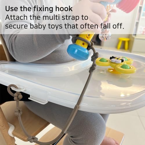 Image of Custom-Fit Clear Cover Compatible with Stokke Tripp Trapp Tray BPA-Free