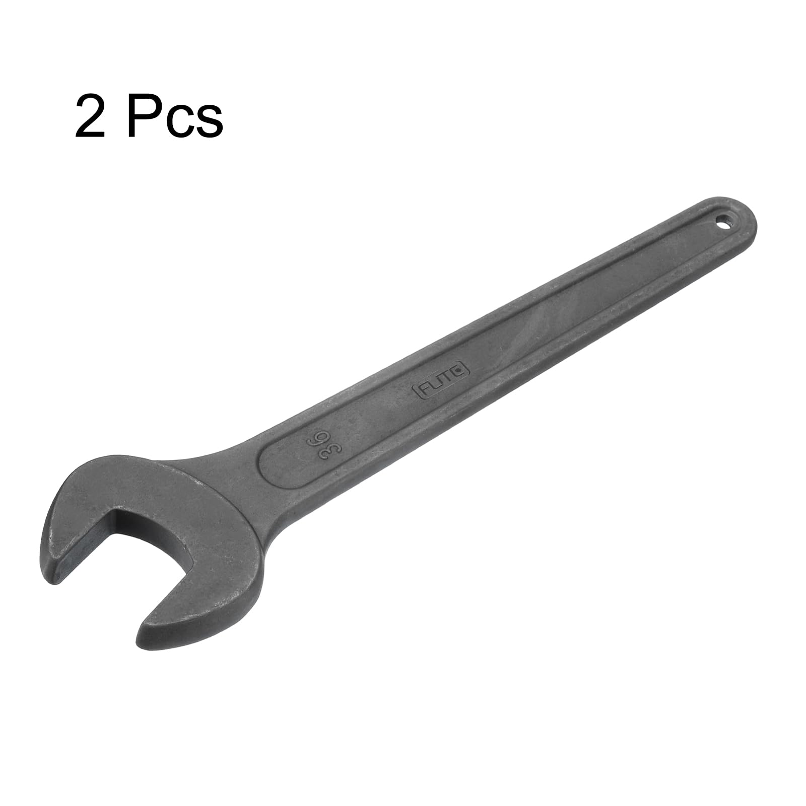 QUARKZMAN 2 Piezas Llave De Boca Fija Simple, 36mm, Llave De Boca Abierta De Acero Al Carbón Grueso Para Reparación Automotriz Y Ensamblaje De Muebles, Gris