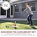 Franklin Sports MLB Micro Tee Trainer – Kids Baseball Batting Trainer with Pop-Up Pitching Machine, 10 Durable Balls, Drill Card & Bag – Youth Hitting Practice Set for Backyard Training