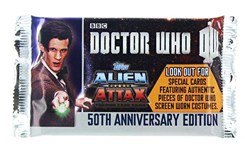 Image of Topps Doctor Who Alien Attax 50th Anniv. Ed. Trading Cards Box Set - 24 Packs