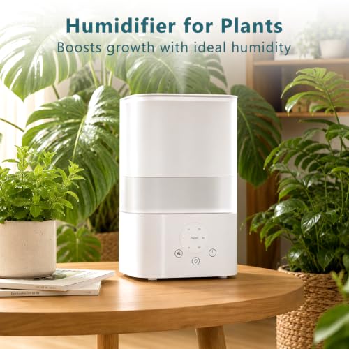 Electactic Top Fill Humidifiers for Bedroom, 3.2L Large Capacity, Easy to Fill & Clean, Touch Control, 7 Color LED Light, Timer/Sleep Mode, 360° Nozzle, Auto Shut-Off, Humidification for Baby Nursery - Image 3