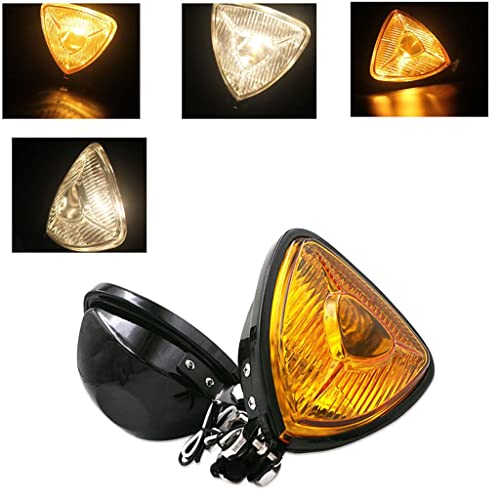 Phare avant triangle faible consommation avec optique verre pour chopper - 4