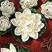 Vosarea 6pcs Artificial Water Lilies Lotus Simulation Pond Plants Floating Flowers Pond Decor Ornaments - White
