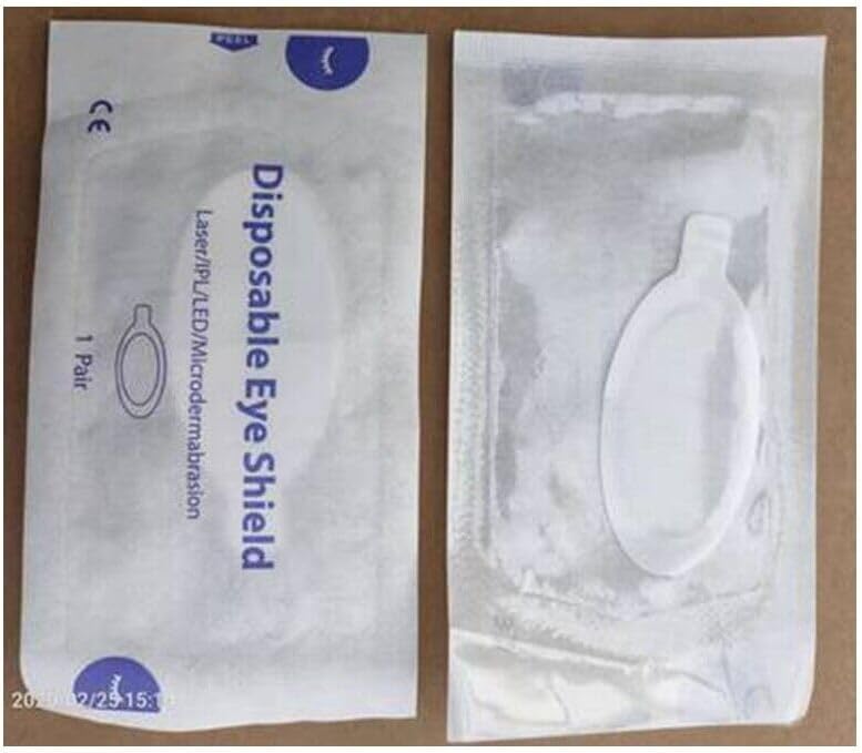 BEINME 50 pairs Eagle Pair LED/Microdermabrasion Disposable Eye Shield OD7+ 190-11000nm IPL/LED/Laser Eye Protection Stickers