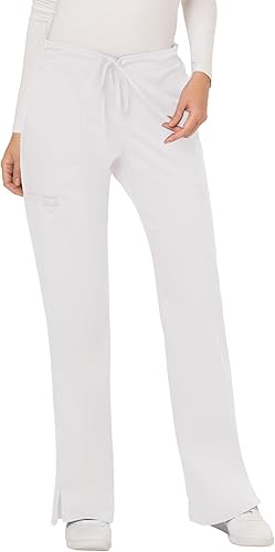 Cherokee - Pantalones quirúrgicos elásticos Workwear Revolution WW120 para mujer, suaves y con cordón ajustable