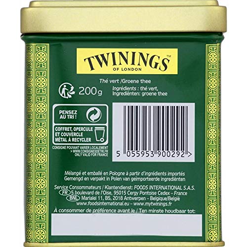 Twinings - Gunpowder Natur 200G - Lot De 3 - cena za partię - szybka dostawa
