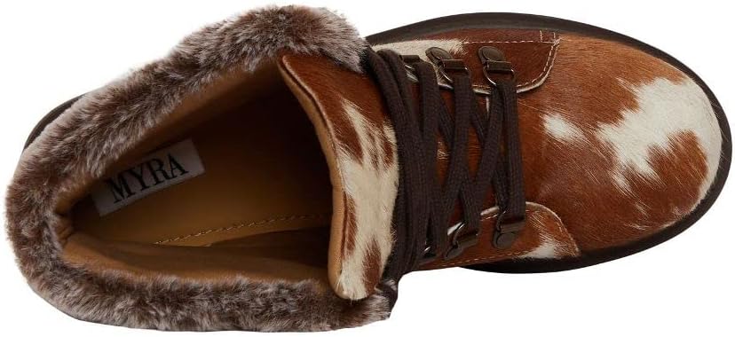Myra Bag Beaver Boots Fur Leather Shoes S-3843