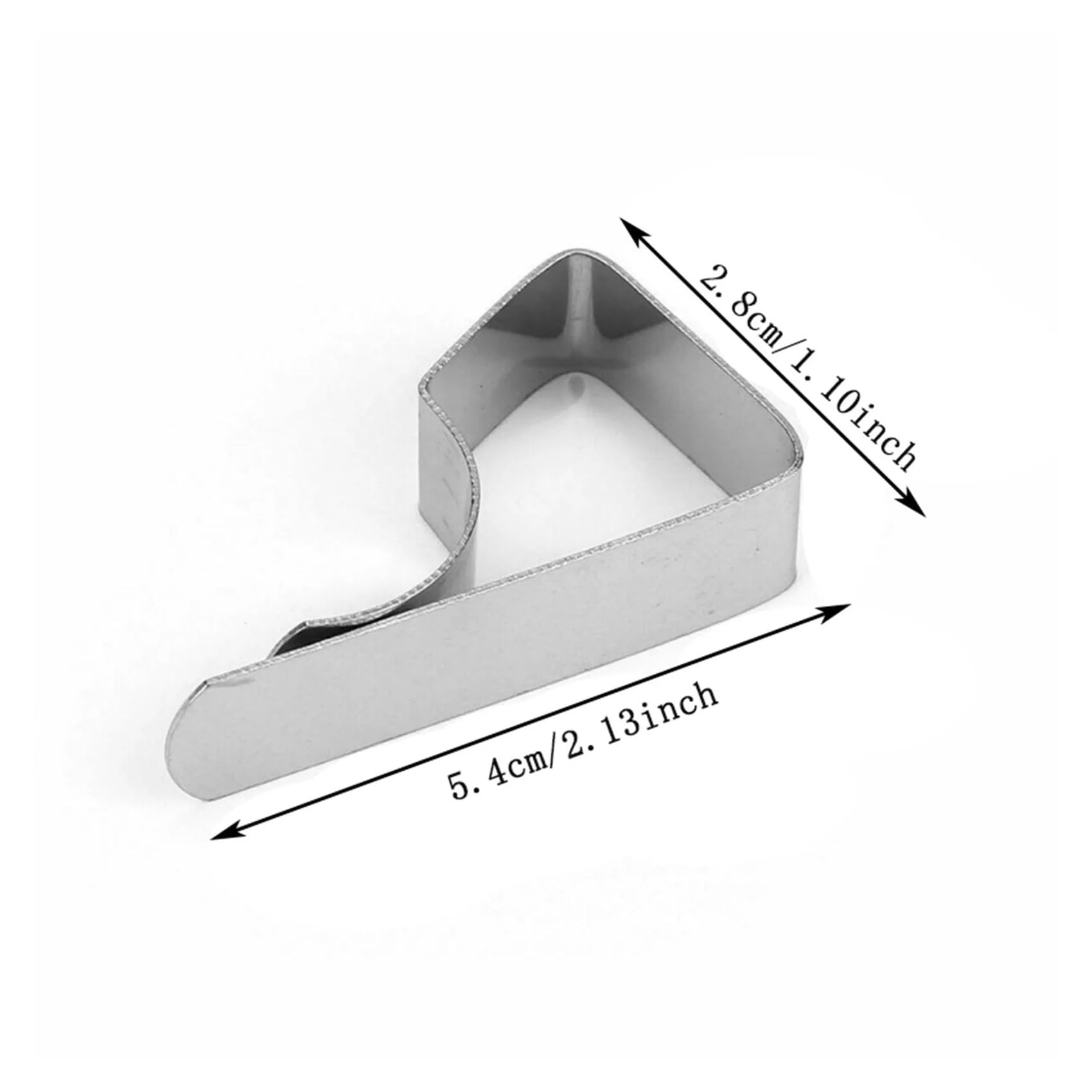 Tischdeckenklammern 8/24pcs Tablecloth Clips Stainless Steel Anti-Slip Clamp Table Cloth Cover Fix for Camping Wedding Promenade