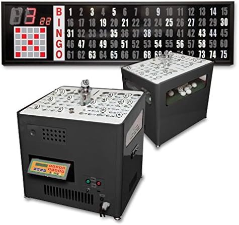 United Novelty Bingo Blower Professional Table Top with 5FT Flashboard