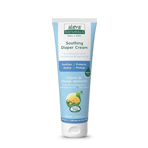 Aleva Naturals Crema calmante para pañales, 3.4 fl oz 37937 Blanco