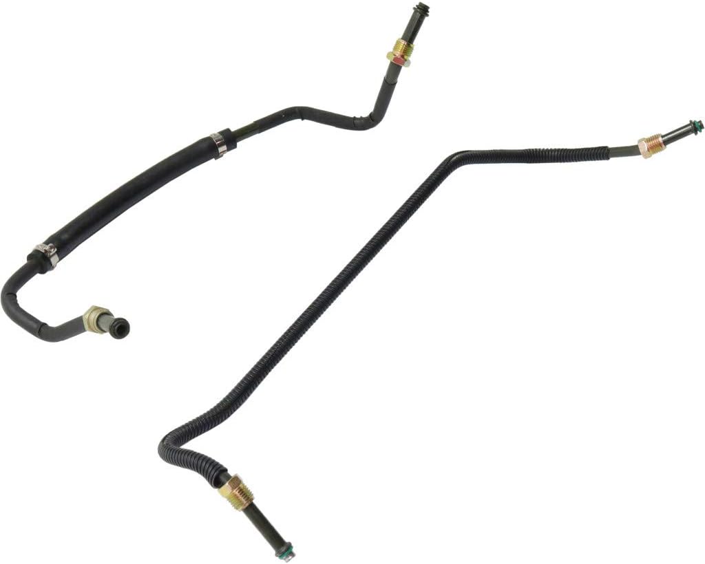 For Subaru Forester Power Steering Hose 2003 2004 | Pressure & Return Hose Assembly | 4 Cyl | 2.5L Engine | From Gear | 34190FE011 | 34114AE092