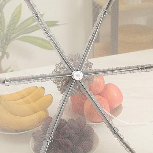 Miniatura 2 de Cubiertas de malla para alimentos, grandes y altas, cubiertas de alimentos para exteriores, 16.5 x 16.5 in, cubiertas de malla emergente para