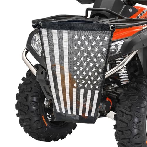 Image of Dawnjaccee UTV /ATV Trash Bag, PVC Mesh Storage Sack Compatible with Polaris RZR, Can-Am, Kawasaki, Honda & Golf Carts, Universal Fit Off-Road Accessories