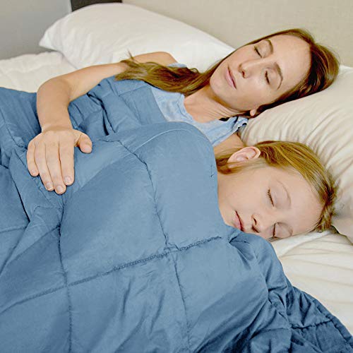 Giantex Bamboo Weighted Blanket, 48" X 72" | 20Lbs, Cooling Weighted Blanket With 100% Pure Natural Bamboo Cover, Premium Glass Beads, Adults Heavy Blankets For Better Sleep, Use On Twin/Full Bed #TOP7