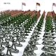 RAINBOW TOYFROG detailreiche Spielzeugsoldaten aus Plastik - 300 Teile - Mini Armee Figuren des Militärs aus Kunststoff für Kinder und Erwachsene - Tolle Spielzeug Zinn Soldaten