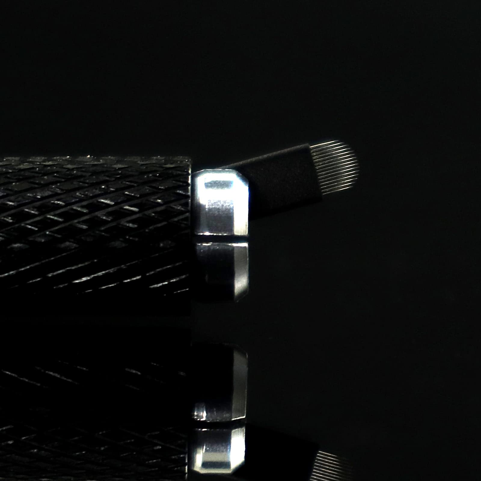 50pcs Black Disposable Microblading Blades U Shape 0.20mm Blade for Semi Permanent Makeup Beauty (U15)